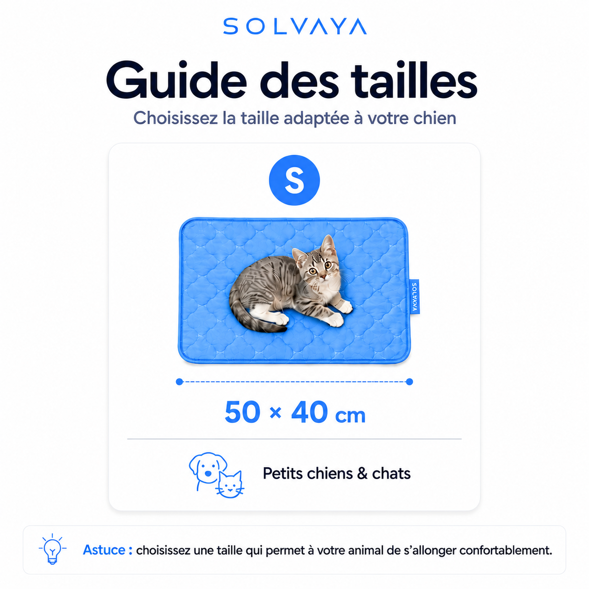 Tapis rafraîchissant pour chiens