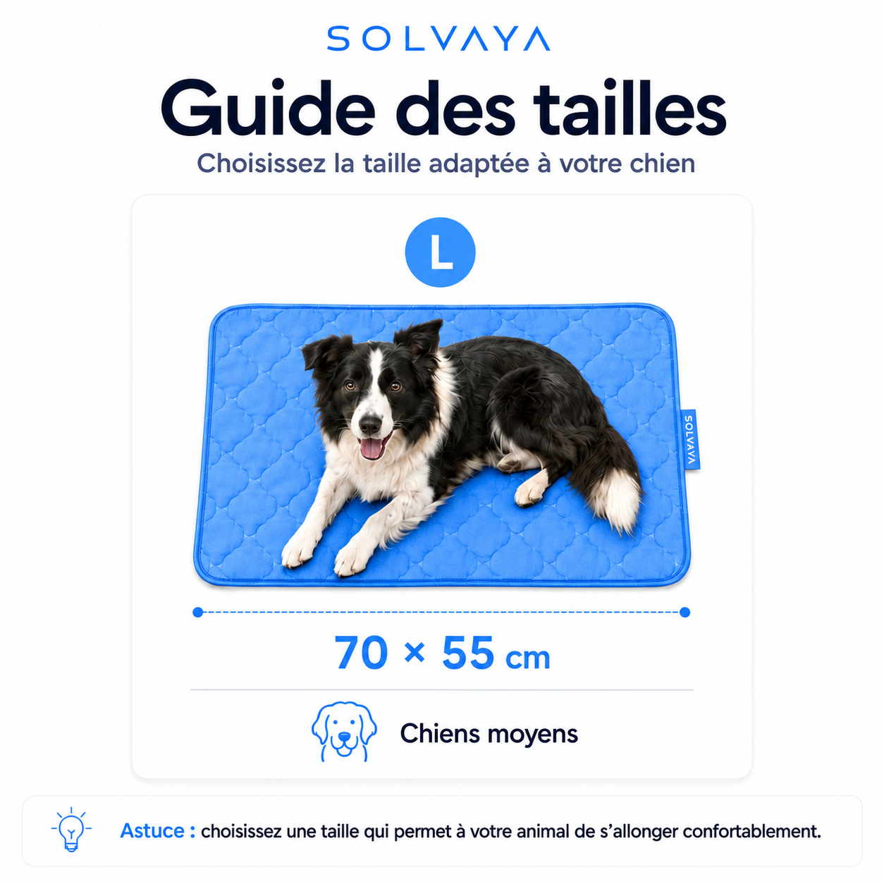 Tapis rafraîchissant pour chiens