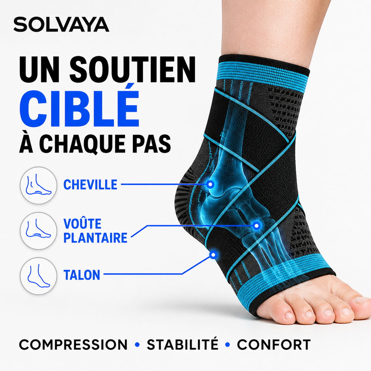 FlexStep™ — Chevillère de maintien ajustable | Solvaya